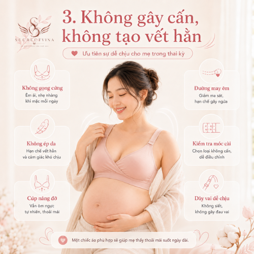 Áo ngực bầu: Cách chọn áo nâng đỡ nhẹ nhàng, thoải mái cho mẹ trong thai kỳ áo ngực bầu