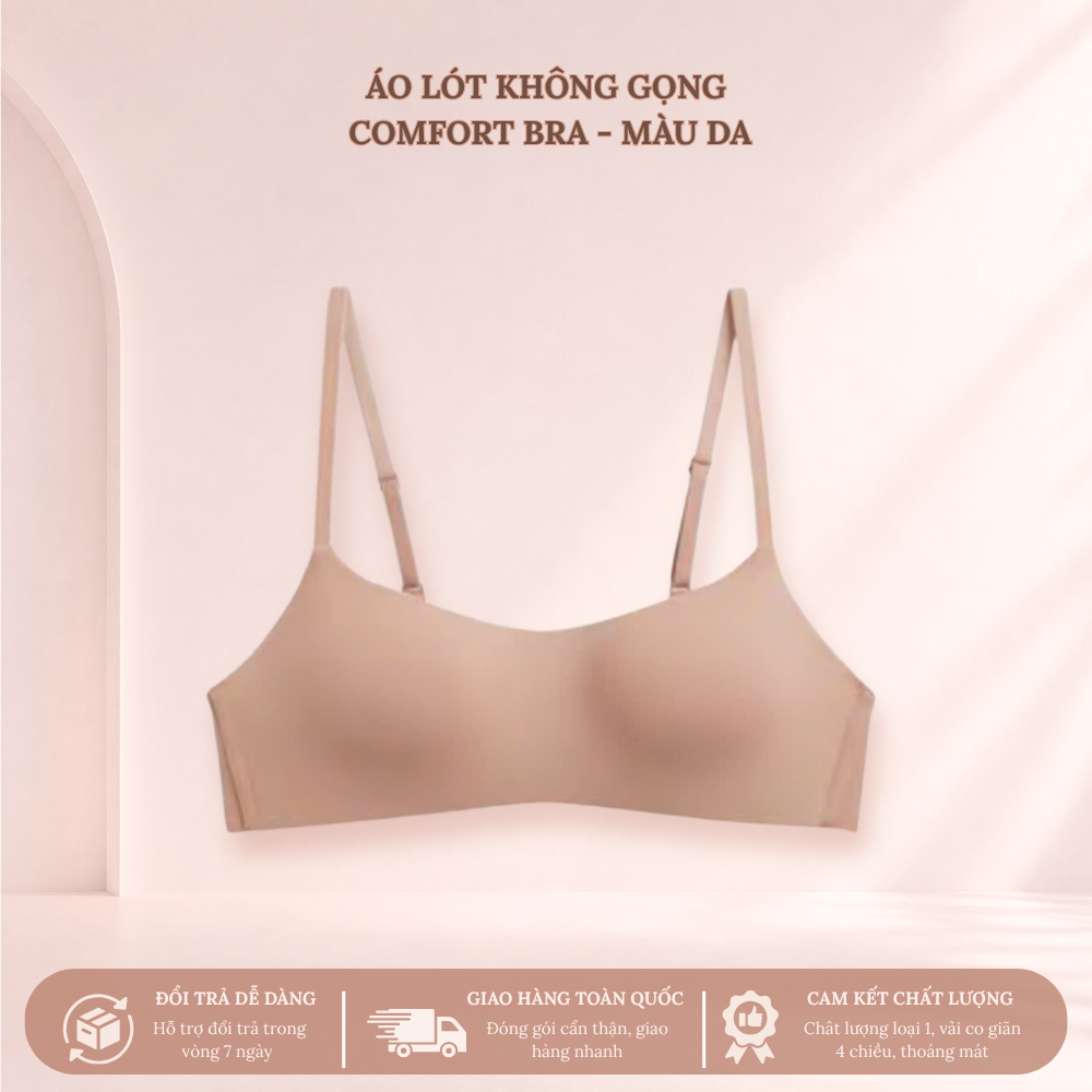 ÁO LÓT KHÔNG GỌNG 2 SecretVina Áo Lót Không Gọng Comfort Bra Mềm Mại Nâng Đỡ Tự Nhiên