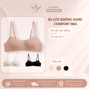 SecretVina Áo Lót Không Gọng Comfort Bra Mềm Mại Nâng Đỡ Tự Nhiên