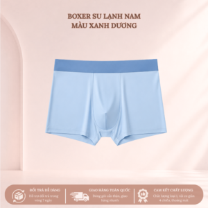 SecretVina Quần Lót Nam Boxer Su Lạnh Co Giãn 4 Chiều Thoáng Mát Không Bí Bách
