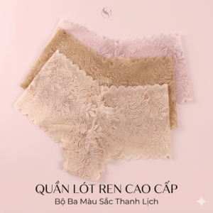 Quần Lót Nữ Ren SecretVina – Vẻ Đẹp Quyến Rũ Và Sự Tự Tin Dành Cho Phái Đẹp quan-lot-hipster-ren