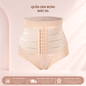 SecretVina Quần Gen Bụng Cạp Cao Định Hình Eo Thon Ôm Gọn Bụng Dư