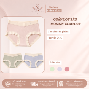 SecretVina Quần Lót Bầu Co Giãn 4 Chiều Mềm Mại Không Hằn Bụng Cho Mẹ Bầu