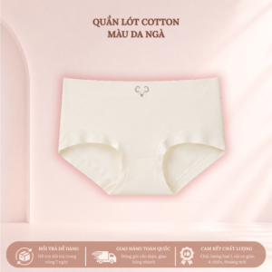 SecretVina Quần Lót Nữ Cotton Kháng Khuẩn Mềm Mại Thoáng Khí Mặc Hằng Ngày
