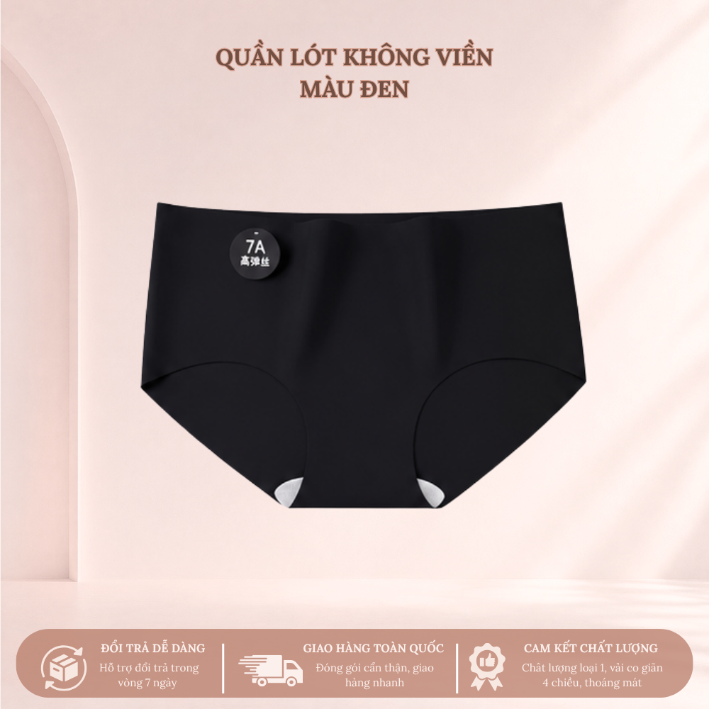 QUẦN LÓT KHÔNG VIỀN 2 SecretVina Quần Lót Su Đúc Không Đường May Không Viền Mặc Váy Ôm Không Hằn