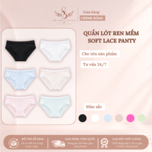 SecretVina Quần Lót Ren Nữ Mềm Mại Gợi Cảm Tinh Tế Không Cấn Không Ngứa