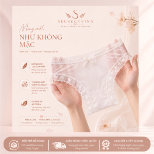 SecretVina Quần Lót Ren Nữ Mềm Mại Gợi Cảm Tinh Tế Không Cấn Không Ngứa