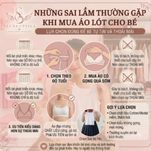 Áo Lót Nữ Cấp 2 – Lựa Chọn Tự Tin Trong Tuổi Dậy Thì Áo lót nữ cấp 2