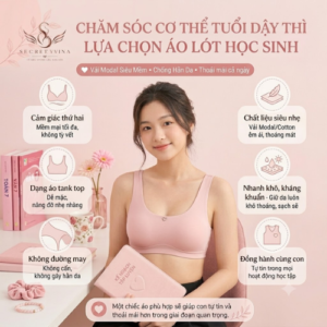 Áo Lót Nữ Học Sinh – Bí Quyết Chọn Nội Y Phù Hợp Cho Tuổi Dậy Thì Áo lót nữ học sinh