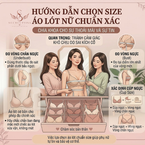 Áo Lót Nữ: Cách Chọn Chuẩn Cho Mọi Dáng Ngực Áo Lót Nữ: Cách Chọn Chuẩn Cho Mọi Dáng Ngực