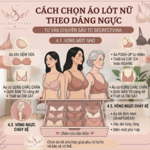Áo Lót Nữ: Cách Chọn Chuẩn Cho Mọi Dáng Ngực Áo lót nữ